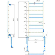 Сушарка для рушників Hygge Family Leeds (6.1.0803.06.BM)