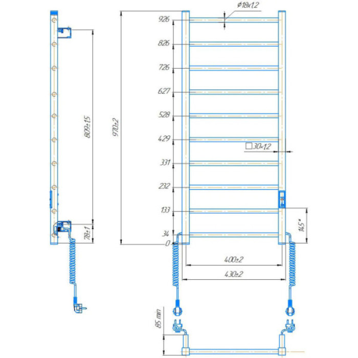 Сушарка для рушників Hygge Family Leeds (6.1.0803.06.BM)
