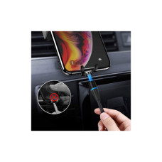 Дата кабель USB 2.0 AM to Lightning + Micro 5P + USB-C 1.0m Magnetic ColorWay (CW-CBUU038-BK)