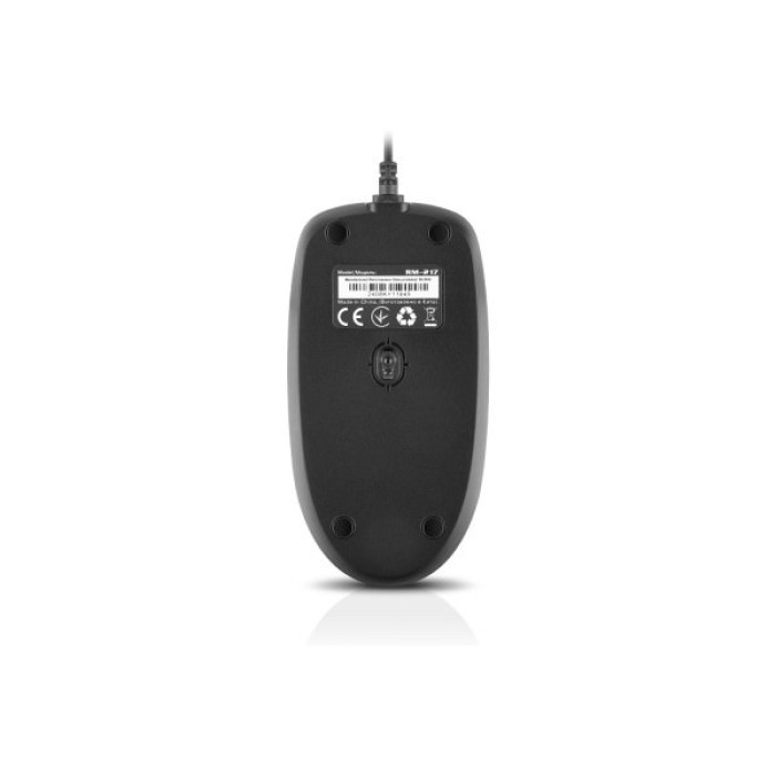 Мишка REAL-EL RM-217 USB Black/Gray (EL123200038)