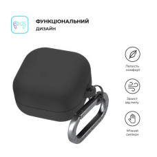 Чохол для навушників Armorstandart Hang Case для Samsung Galaxy Buds 4 / 4 Pro Black (ARM90918)