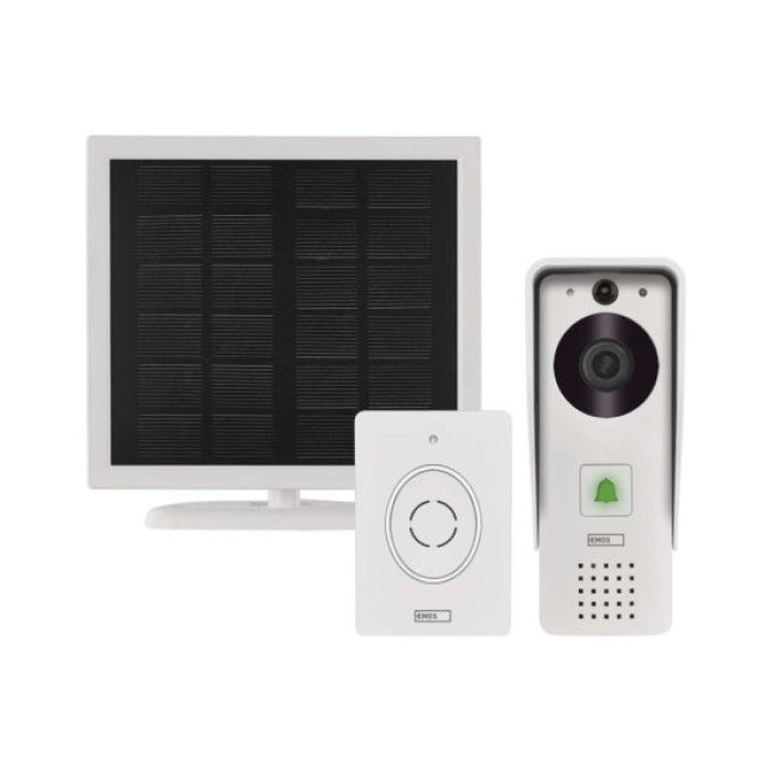 Відеодомофон EMOS GoSmar Wi-Fi video solar panel (H4030)