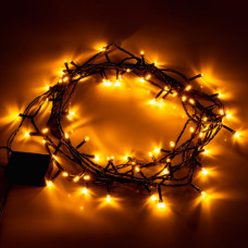 Гірлянда YES! Fun Нитка 70 LED Жовта 4.9 м 8 режимів Мерехтіння (974852)