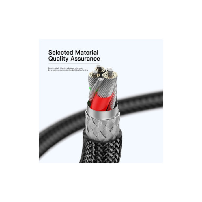 Дата кабель USB-C to USB-C 1.0m 100W black Essager (EXCTT1-XJ01-P)