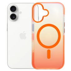Чохол до мобільного телефона BeCover FIBRA Shock-Proof MagSafe Apple iPhone 17 Orange (715446)