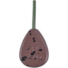 Грузило Brain In-Line Flat Lead 150g 2шт/уп Brown (1858.32.21)