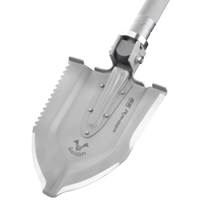 Тактична лопата 2E Ranger Steel Gray розбірна, 22в1, з чохлом у комплекті (2E-TSMTSF1-STGR)