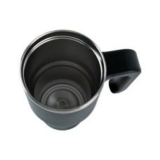 Термокружка Kite з ручкою 600 мл чорна (K24-1207-1)