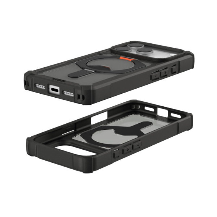 Чохол до мобільного телефона UAG iPhone 17 Pro Plasma XTE MagSafe Black/Pop Orange (114527114097)
