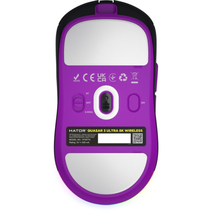 Мишка Hator Quasar 3 Ultra 8K Wireless Black (HTM770)
