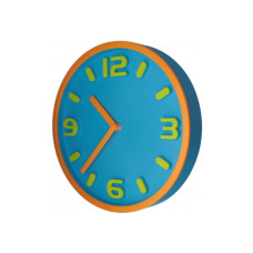 Настінний годинник Optima Magic пластиковий, блакитний (O52099)