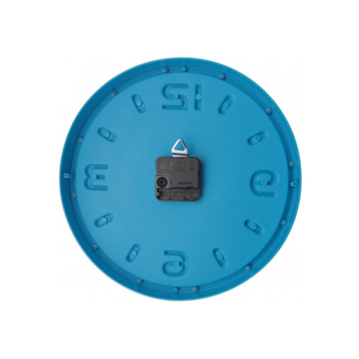 Настінний годинник Optima Magic пластиковий, блакитний (O52099)