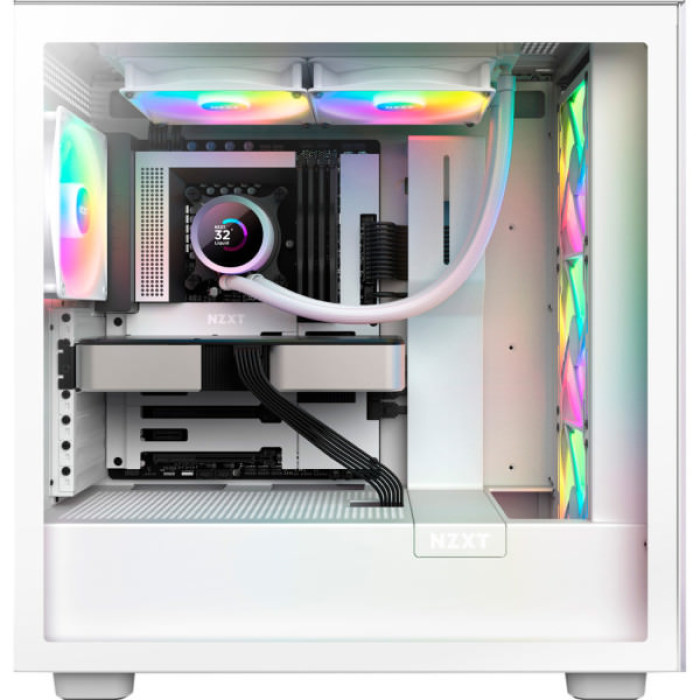 Система рідинного охолодження NZXT Kraken RGB 280mm w/Display, (RL-KR280-W1)