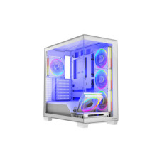 Корпус Modecom VOLCANO STELLAR ARGB MIDI 5x120mm fans WHITE (AT-STELLAR-5F-ARGB-20)