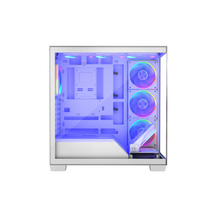 Корпус Modecom VOLCANO STELLAR ARGB MIDI 5x120mm fans WHITE (AT-STELLAR-5F-ARGB-20)