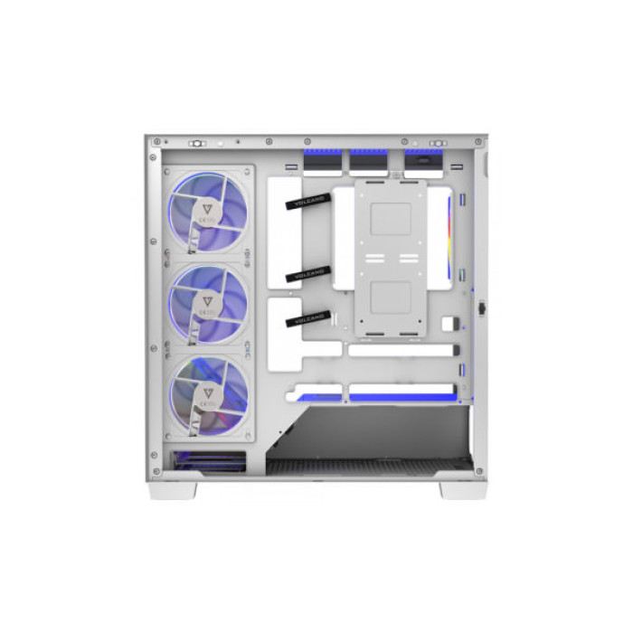 Корпус Modecom VOLCANO STELLAR ARGB MIDI 5x120mm fans WHITE (AT-STELLAR-5F-ARGB-20)