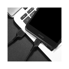 Дата кабель USB 2.0 AM to USB-C 1.0m 3A PVC X20 black HOCO (6957531068846)