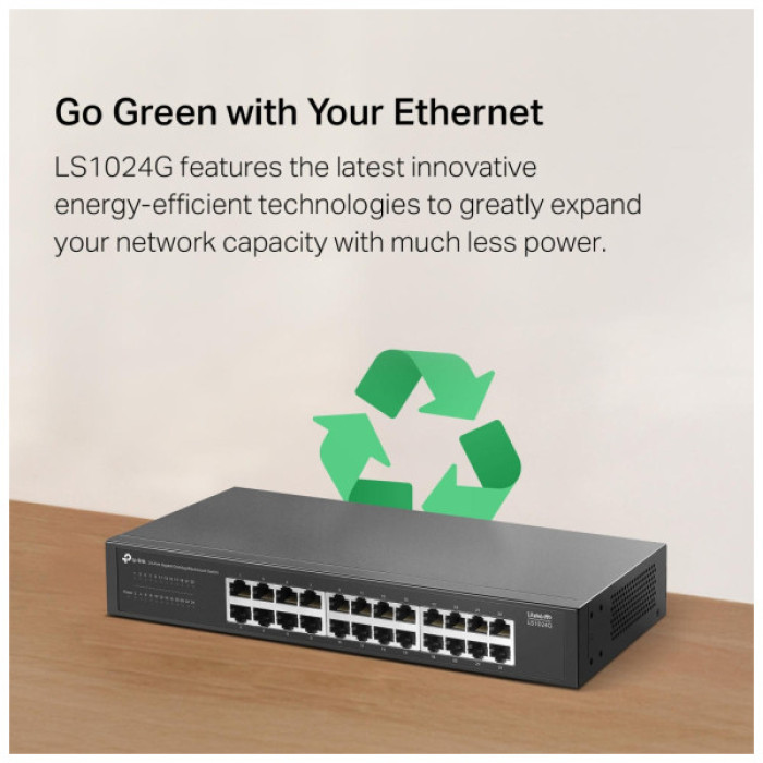 Комутатор мережевий TP-Link LS1024G