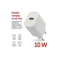 Зарядний пристрій EMOS V01B10 USB-A 10W (V01B10)