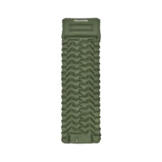 Матрац надувний Naturehike CNK2550WS019, 200х60х6.5 см, зелений із вбудованою помпою (6977465869654)