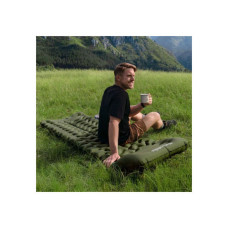 Матрац надувний Naturehike CNK2550WS019, 200х60х6.5 см, зелений із вбудованою помпою (6977465869654)