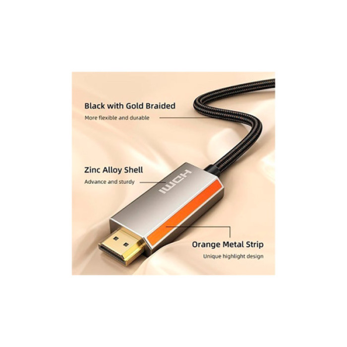 Кабель мультимедійний USB-C to HDMI M 2.0m Cabletime (CA914258)