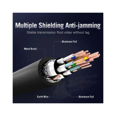 Кабель мультимедійний HDMI M to HDMI M 10.0m black Vention (AACBL)