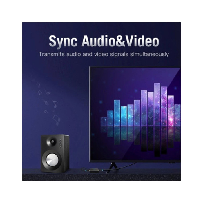 Кабель мультимедійний HDMI M to HDMI M 10.0m black Vention (AACBL)