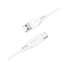 Дата кабель USB 2.0 AM to USB-C 1.2m 3.0A TPE White Acefast (6974316280873)