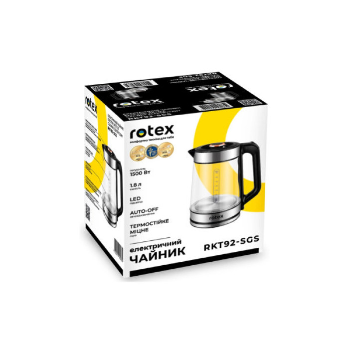 Електрочайник Rotex RKT92-SGS