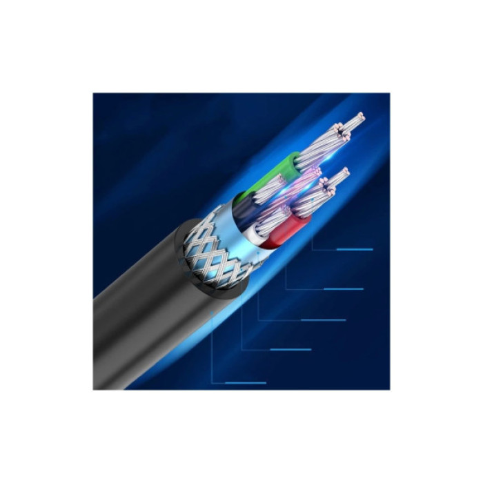 Кабель для принтера USB-C 2.0 to BM 1.5m 2A black Vention (CQUBG)