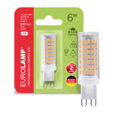 Лампочка Eurolamp LED G9 6W 600Lm 4000K (LED-G9-0640(220))