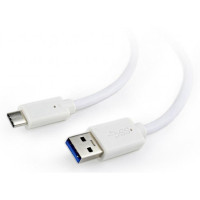 Дата кабель USB 3.0 AM to USB-C 3.0m Cablexpert (CCP-USB3-AMCM-W-10)