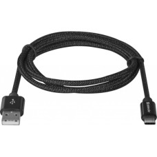 Дата кабель USB 2.0 AM to USB-C 1.0m PRO Black Defender (87814)