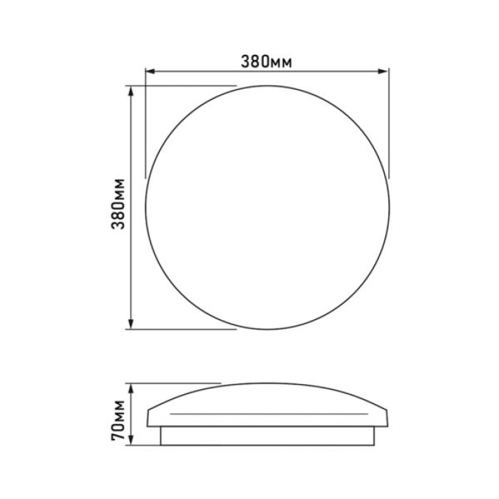 Світильник TITANUM LED 48W 5000K Зоряне небо (TLCL-485S)