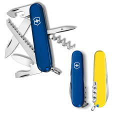Ніж Victorinox Camper Ukraine 91 мм Синьо-жовтий (1.3613.2.8)
