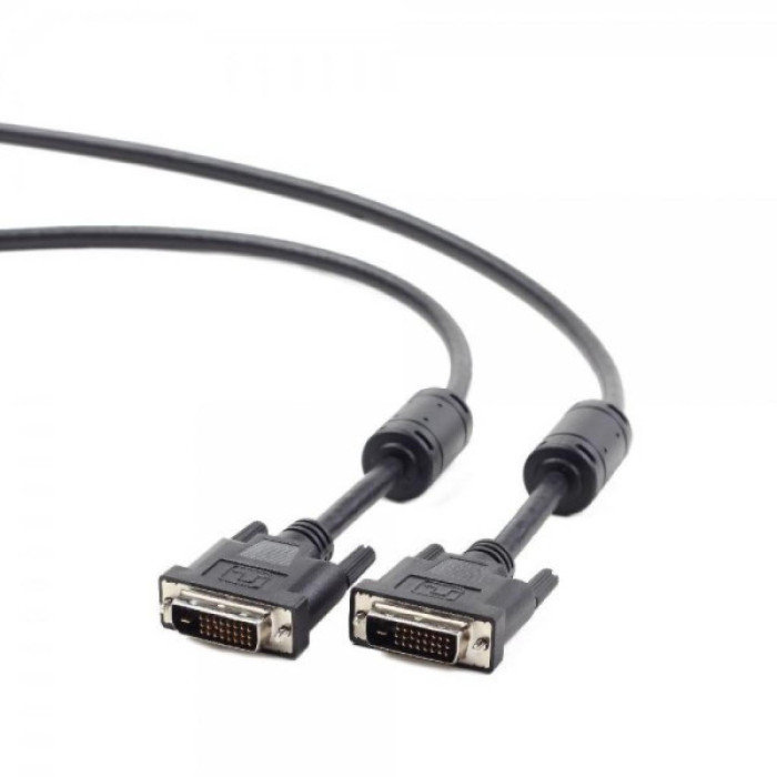 Кабель мультимедійний DVI M to DVI M 3.0m 24+1pin Cablexpert (CC-DVI2-BK-10)