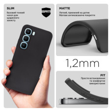Чохол до мобільного телефона Armorstandart Matte Slim Fit Infinix Hot 60 Pro 4G Camera cover Black (ARM88680)