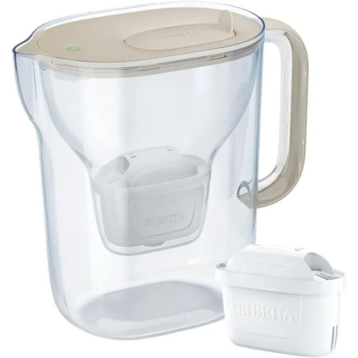 Фільтр-глечик Brita Style Essential MXPro 2.4л + 2 картриджа пісочний (1057797)