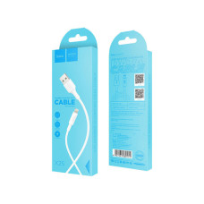 Дата кабель USB 2.0 AM to Lightning 1.0m 2A X25 white HOCO (6957531080114)