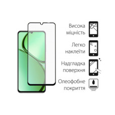 Скло захисне Dengos Full Glue Realme C63 (black) (TGFG-370)