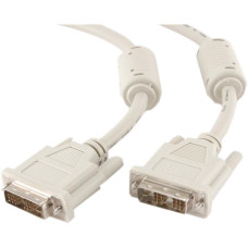 Кабель мультимедійний DVI M to DVI M 4.5m 18+1pin Cablexpert (CC-DVI-15)