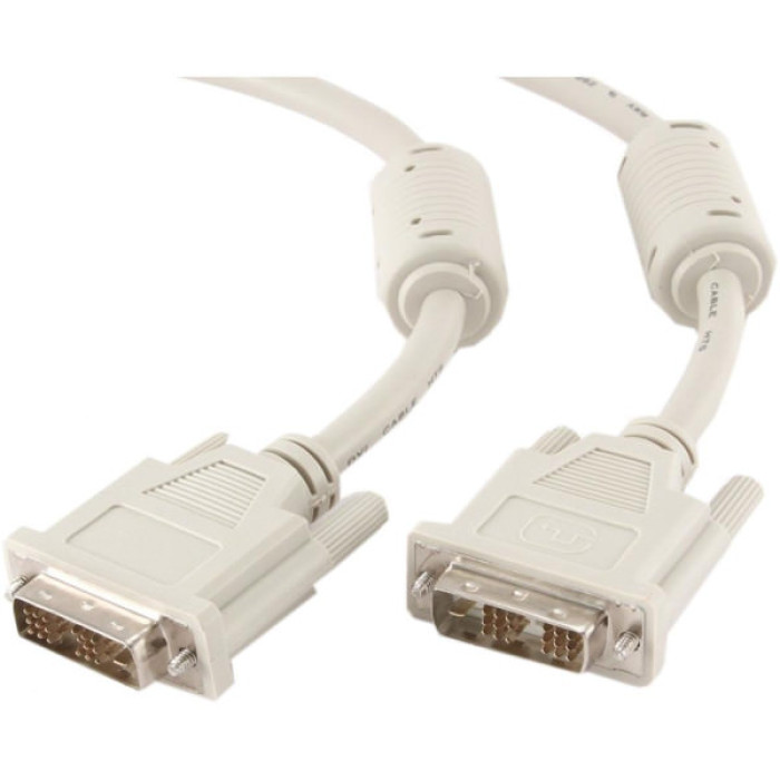 Кабель мультимедійний DVI M to DVI M 4.5m 18+1pin Cablexpert (CC-DVI-15)