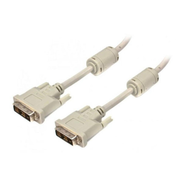 Кабель мультимедійний DVI M to DVI M 4.5m 18+1pin Cablexpert (CC-DVI-15)