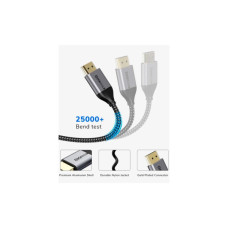 Кабель мультимедійний HDMI M to HDMI M 2.0m V2.1 Cabletime (CA914654)