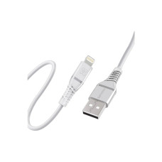 Дата кабель USB 2.0 AM to Lightning 1.2m 2.4A MFi PowerLine-Ai120 white Promate (powerline-ai120.white)