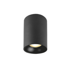 Світильник точковий Videx під лампу GU10 накладний Чорний (VL-SPF14A-B)