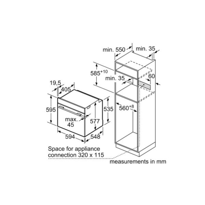 Духова шафа Bosch HBG7764B1