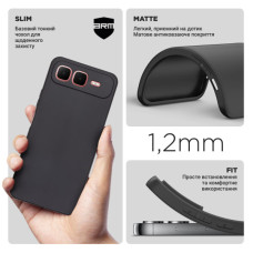 Чохол до мобільного телефона Armorstandart Matte Slim Fit Infinix Smart 10 Plus 4G Black (ARM87993)
