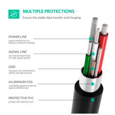 Дата кабель USB-C 2.0 AM to Mini 5P 1.0m US242 black Ugreen (50445)